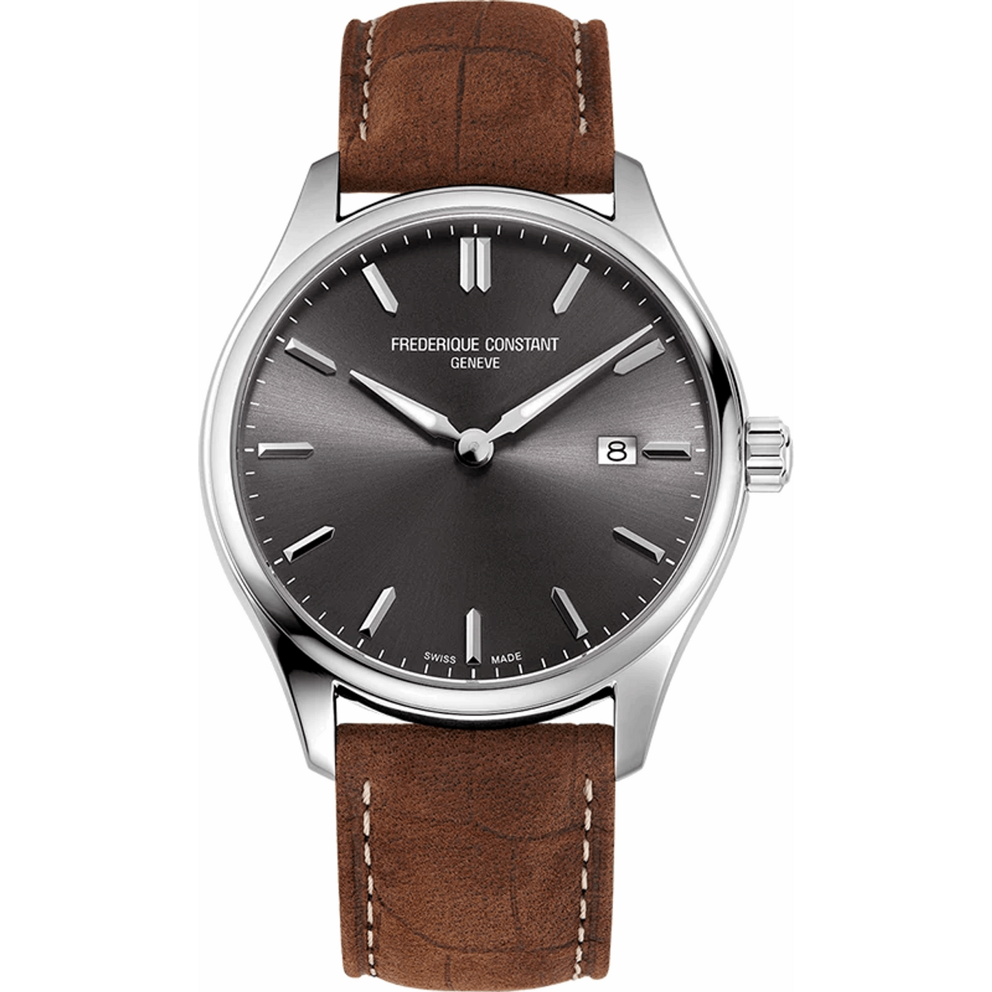 40mm Classics Quartz Watch with Dark Grey Dial