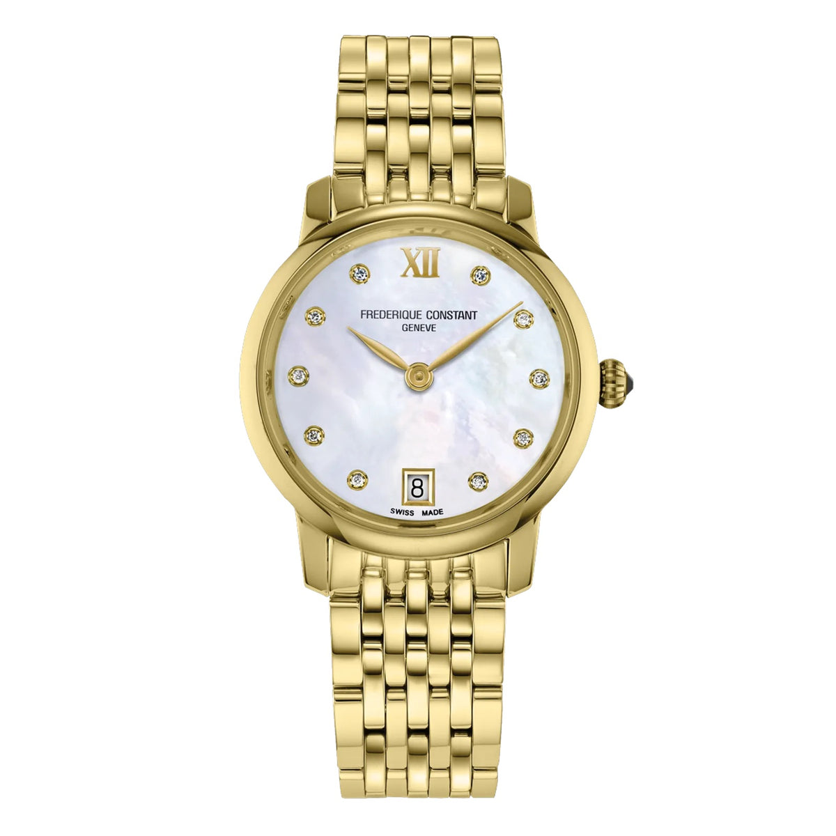 30mm Ladies Classics Slimline Watch with Diamonds