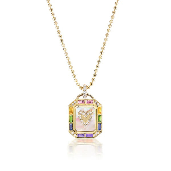 Gli Amanti Mini Tarot Card Necklace