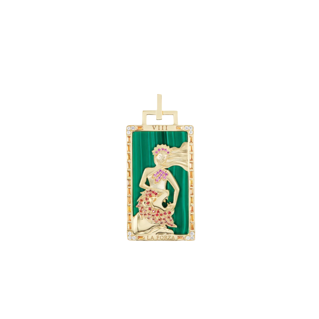 La Forza Piccola Tarot Card Charm