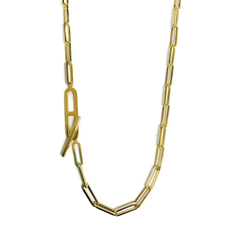 Paperclip Toggle Necklace