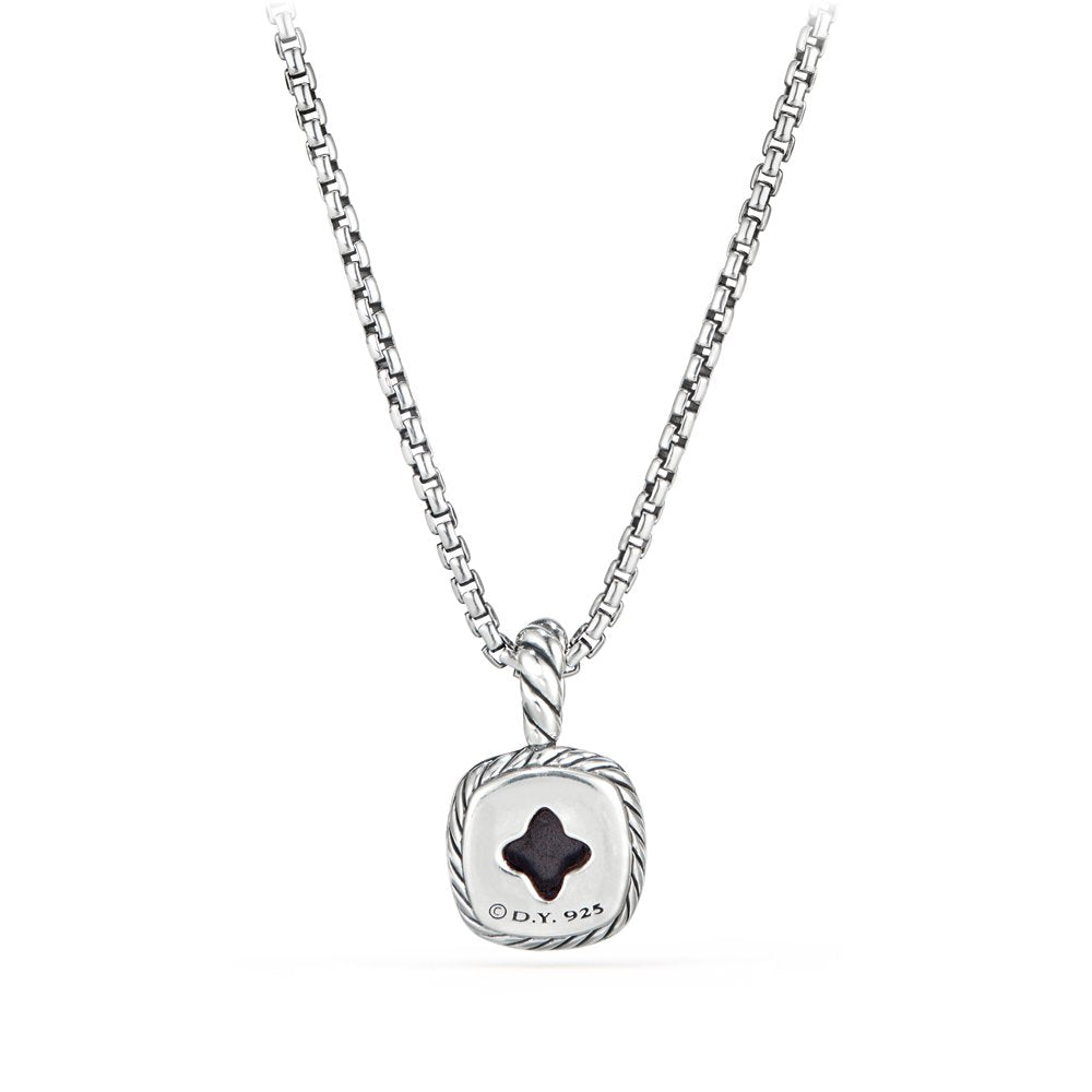 Albion® Kids Necklace with Black Orchid and Diamonds, 4mm