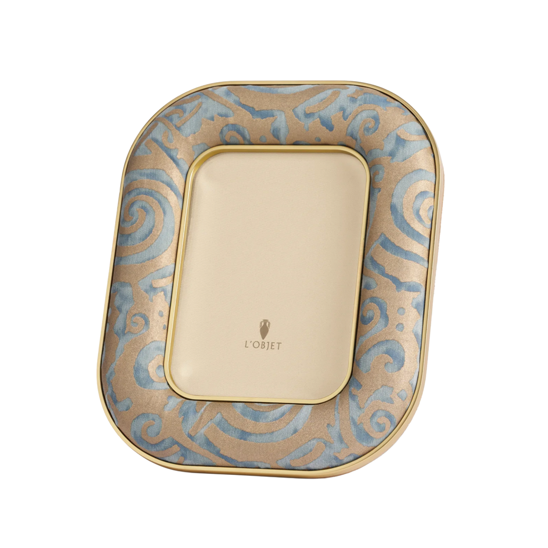 L'Objet 5 X 7 Maori Blue Fabric Frame