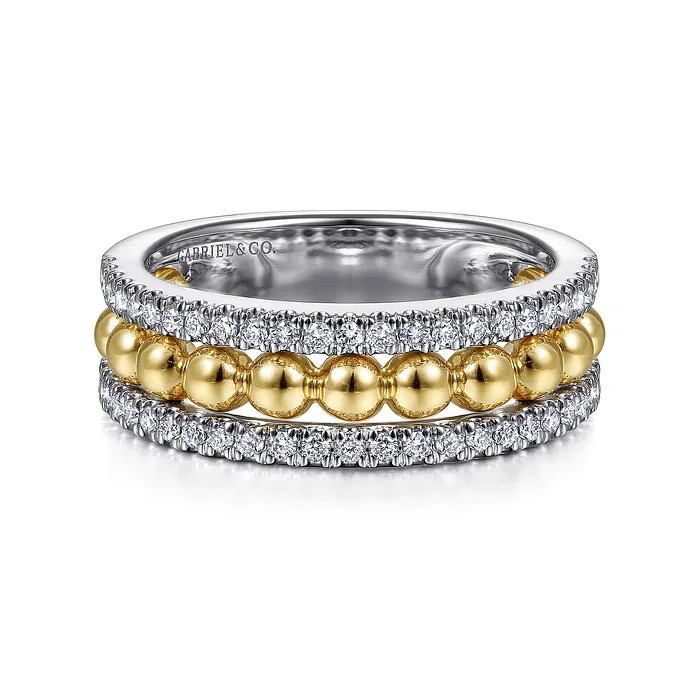Diamond Wide Band Ring