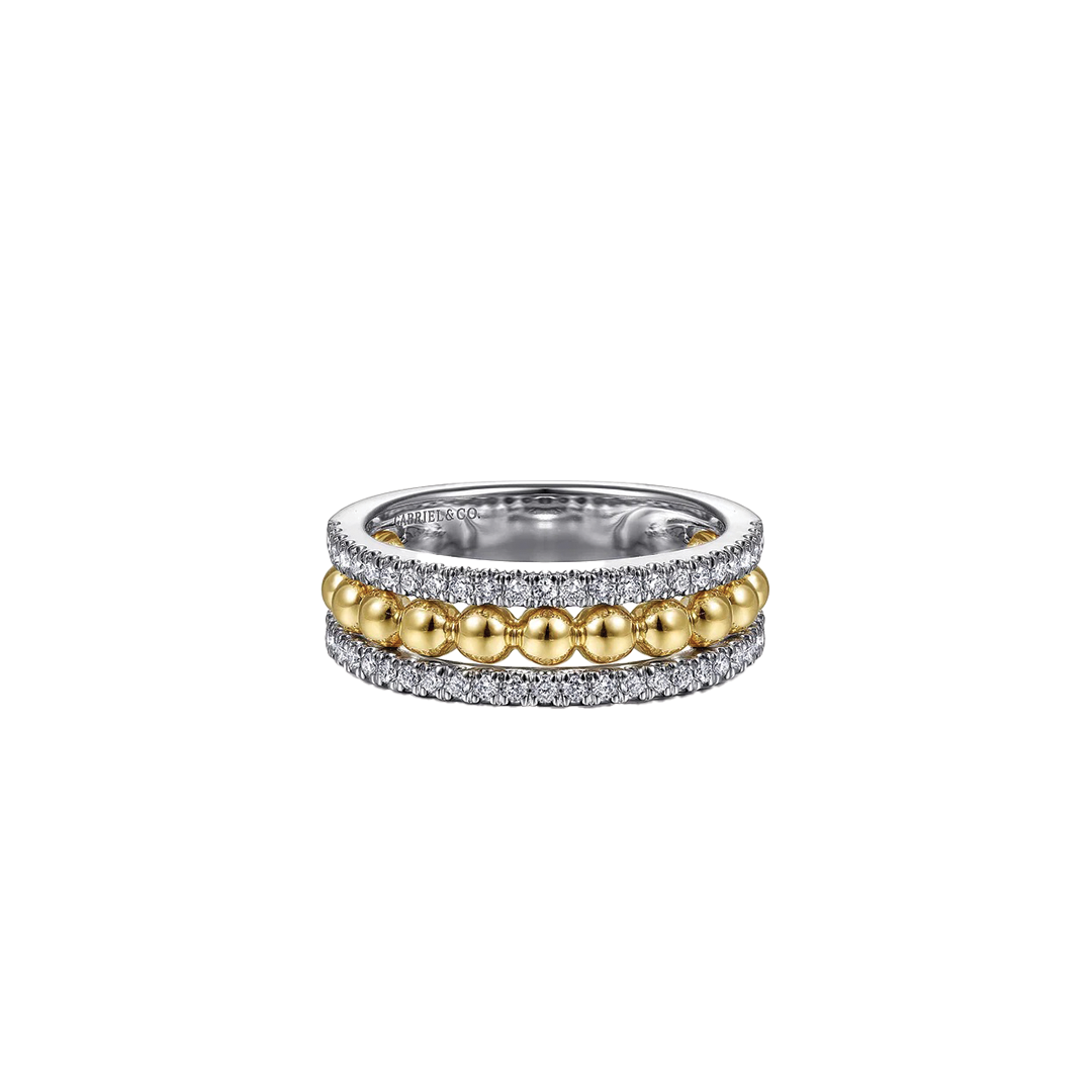 Diamond Wide Band Ring