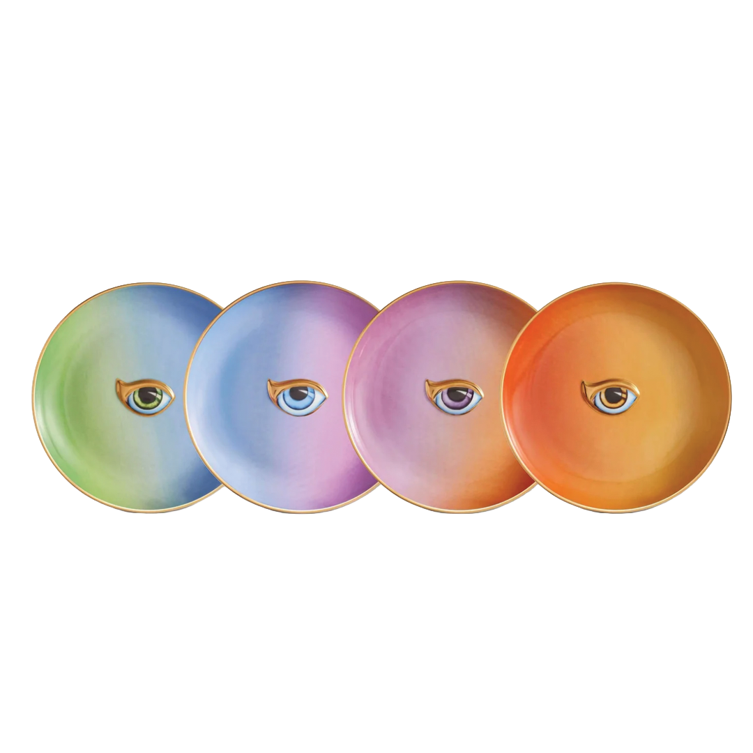L'Objet Lito Bi-Color Plate Set