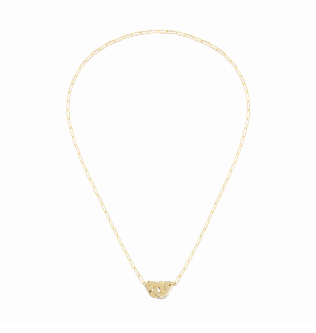 'Menottes' Small Necklace in 18k Yellow Gold