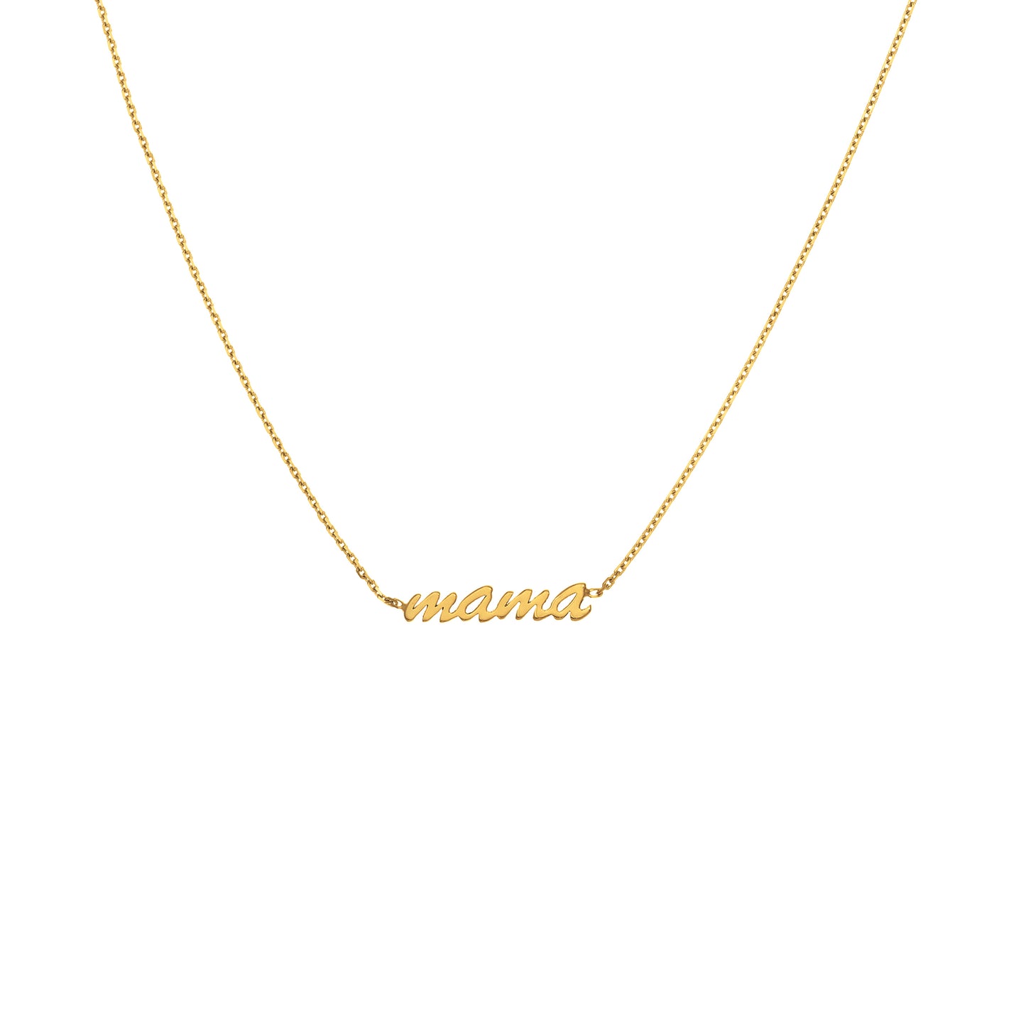 MAMA Cable Chain Choker Necklace