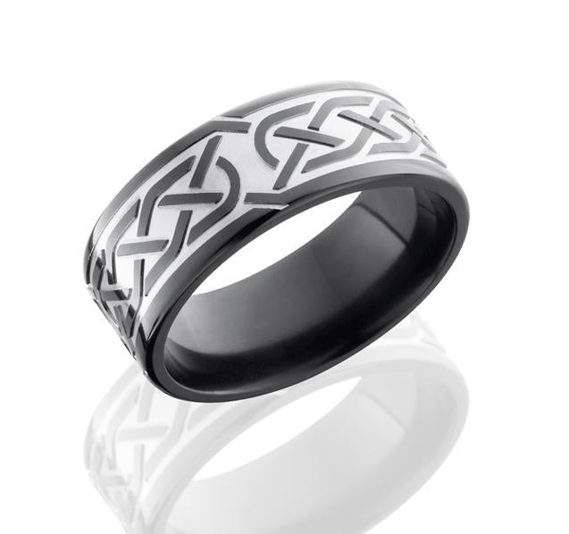 Celtic Zirconium Band