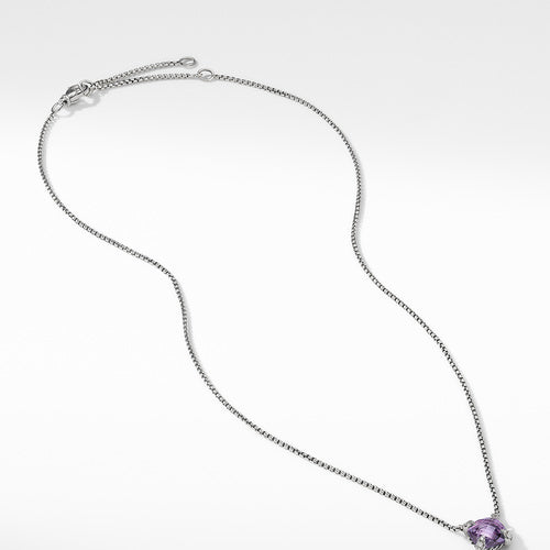 Chatelaine® Pendant Necklace with Amethyst and Diamonds