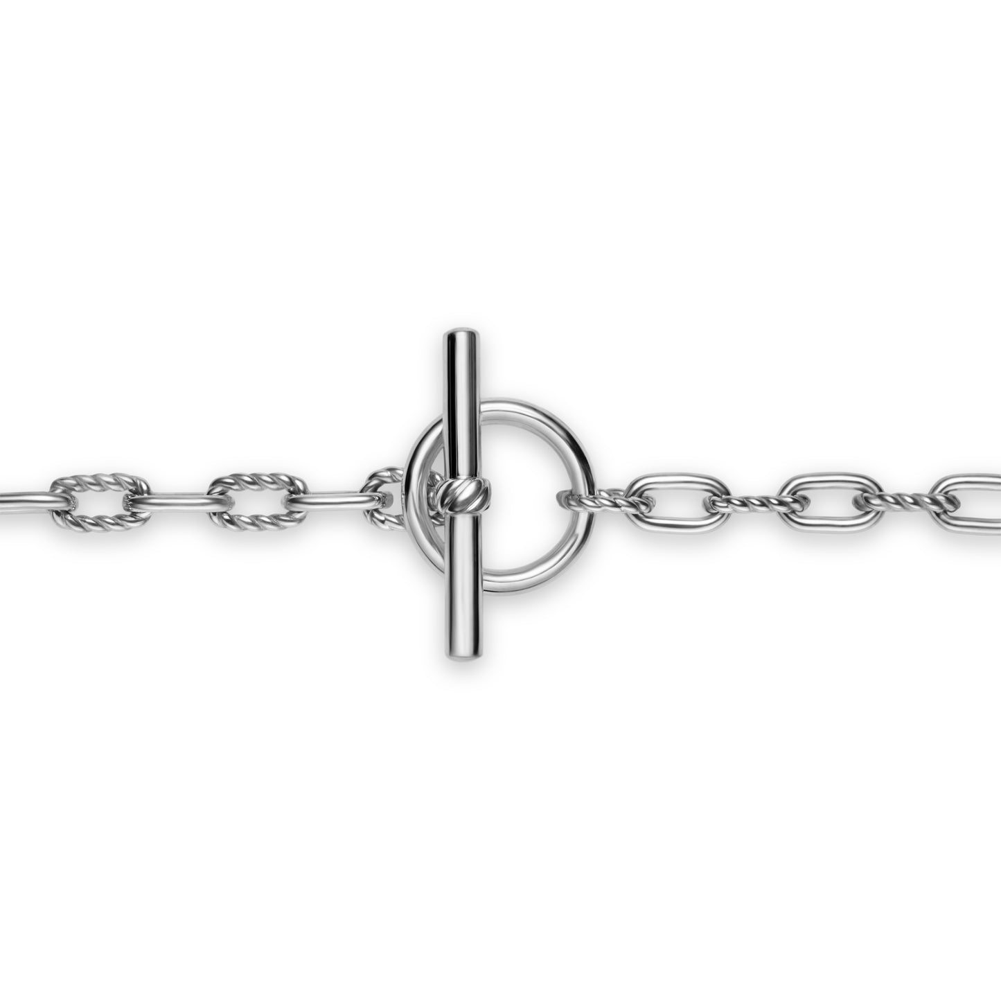 DY Madison® Toggle Chain Necklace in Sterling Silver, 3mm