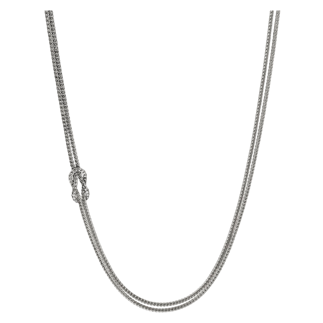 Sterling Silver Love Knot Necklace