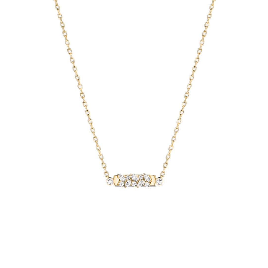 'Soiree' Mood Pendant Necklace with Marquise Diamonds