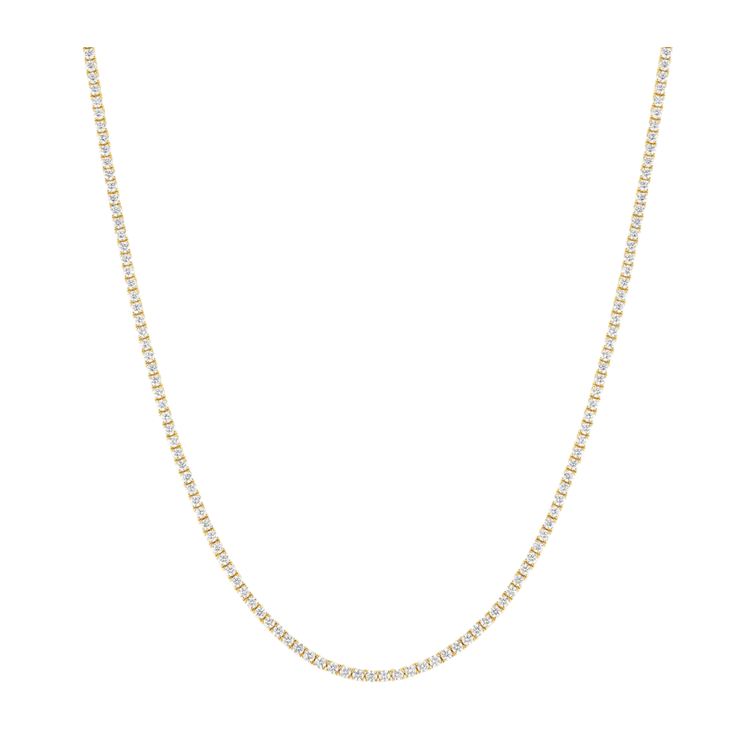 17" Diamond Tennis Necklace 5.50ctw
