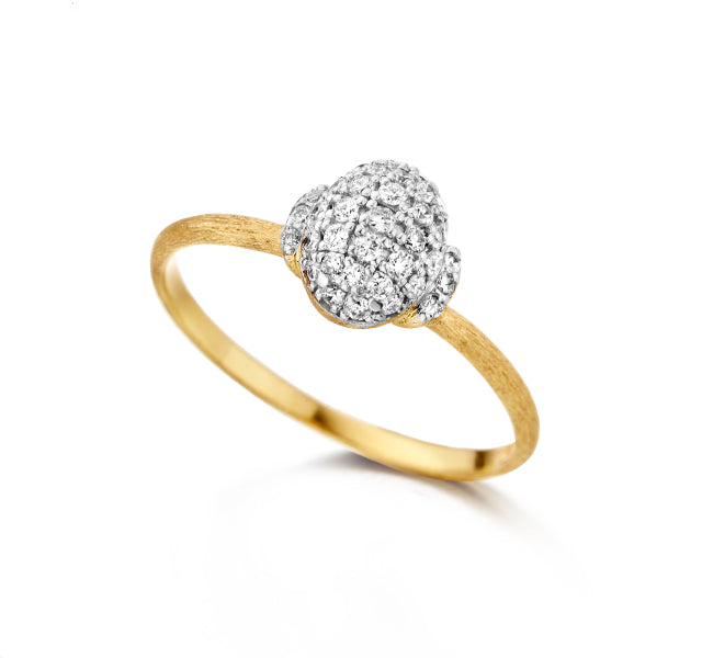 Dancing In The Rain Ring with Diamonds