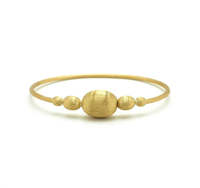 Dancing In The Rain Gold Bangle