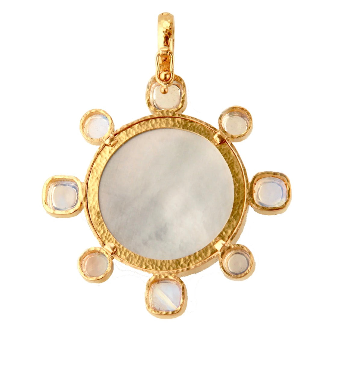 Light Aqua Ancient Horse Pendant
