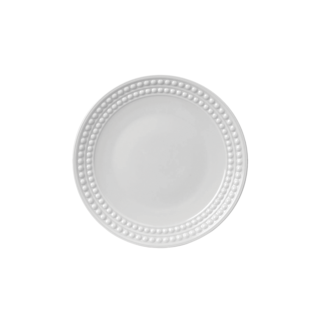 L'Objet Perlée White Dessert Plate
