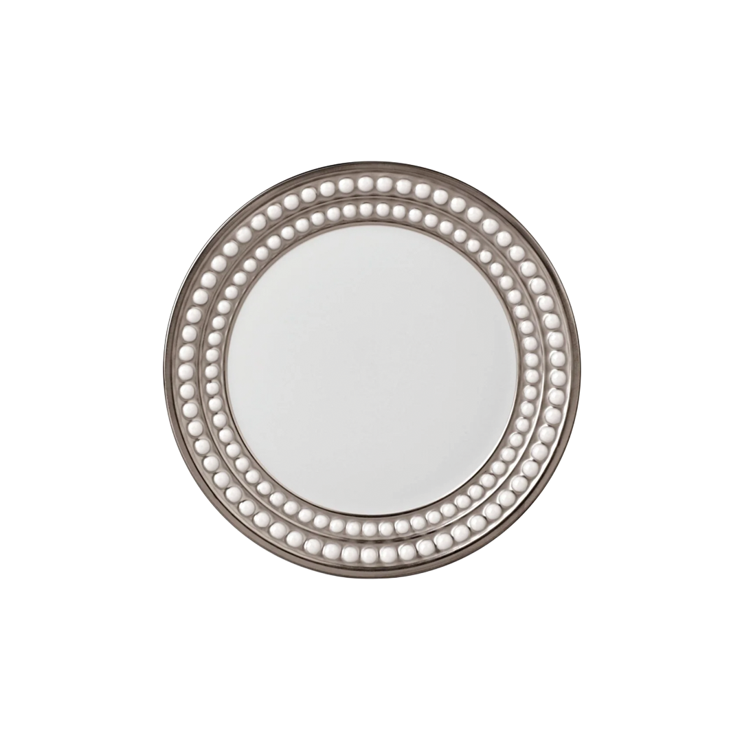 L'Objet Perlée Platinum Bread & Butter Plate