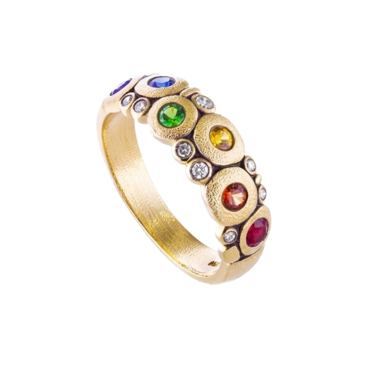 Candy Dome Ring In Rainbow