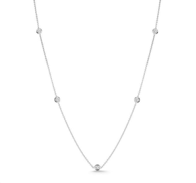 Diamonds by the Inch Seven Station Necklace
