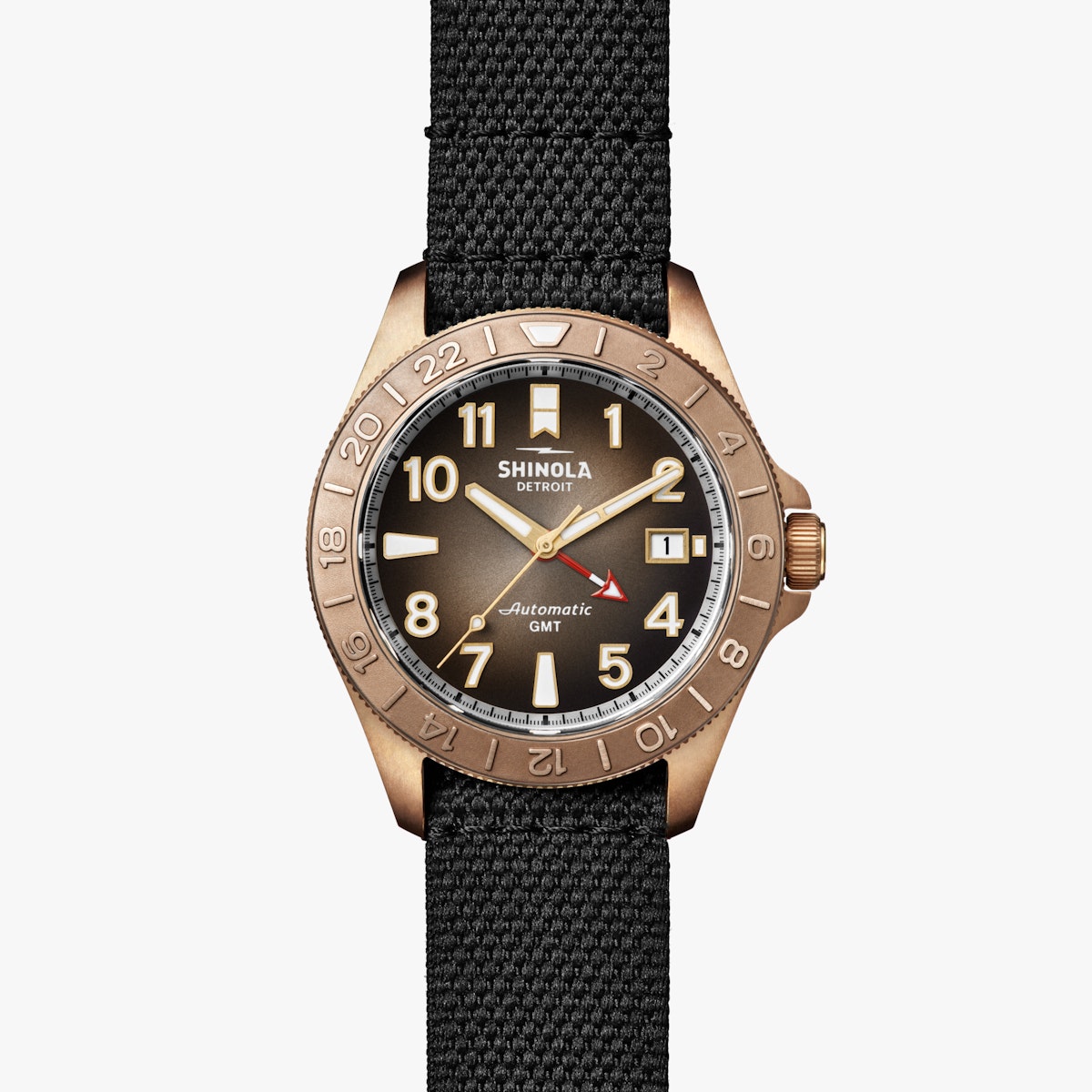 The Bronze Monster GMT Automatic 40mm in Brown Leather