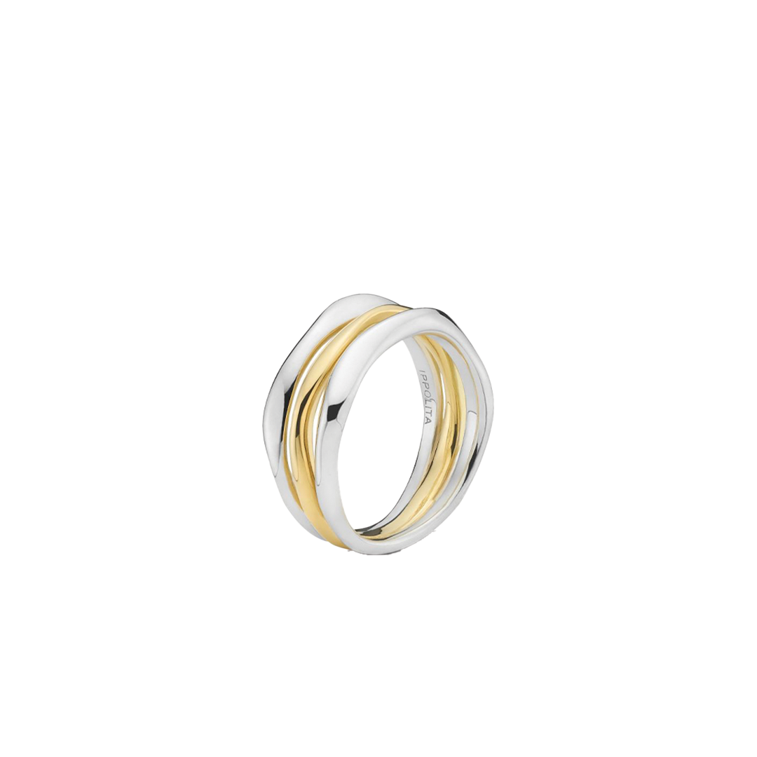'Chimera' Classico Triple Band Squiggle Ring