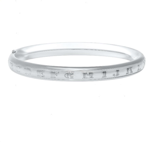 Alphabet Baby Bracelet in Silver