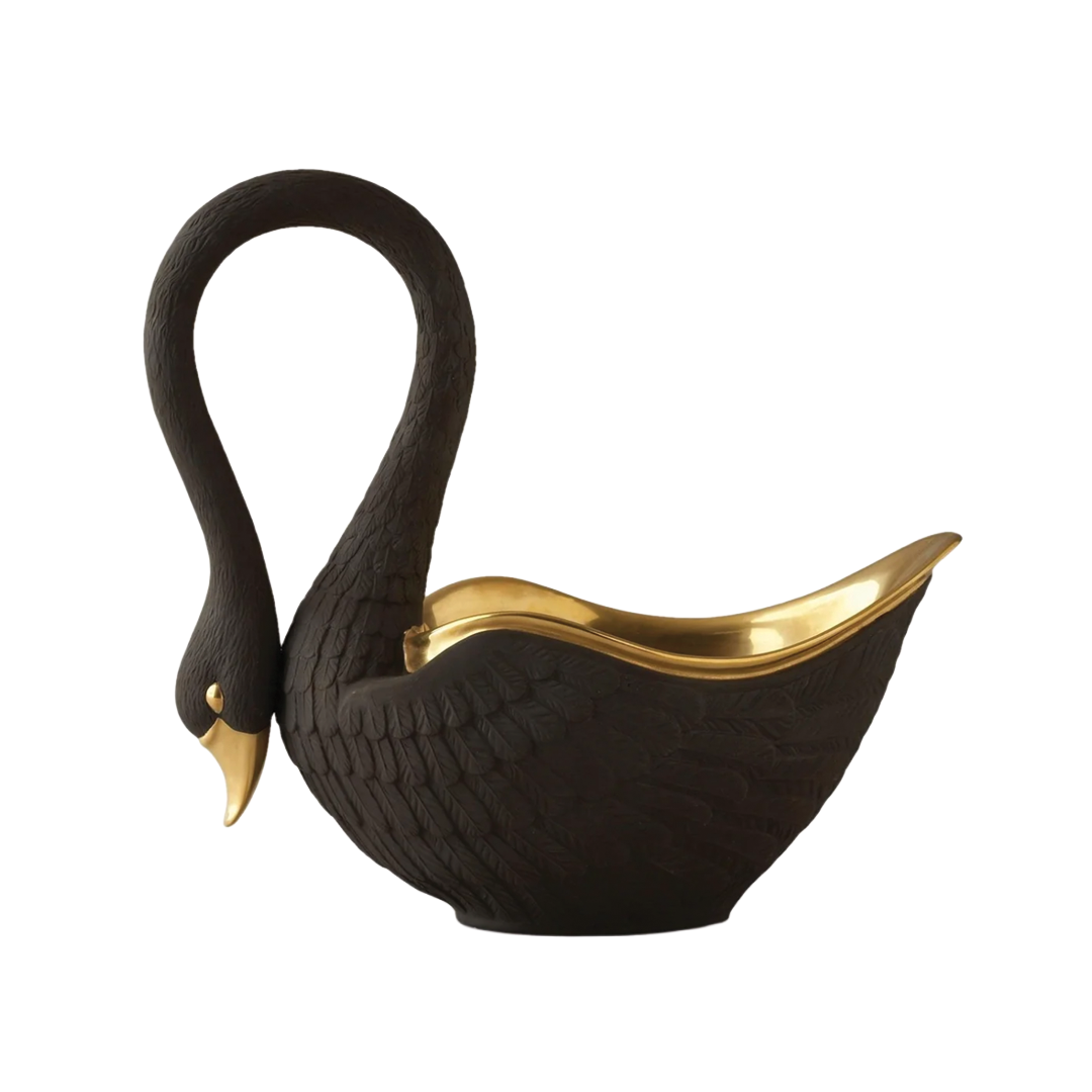 L'Objet Black Swan Bowl, Medium