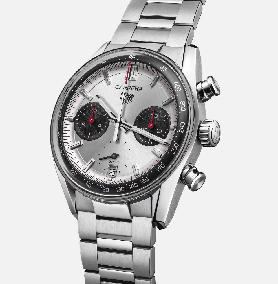 TAG HEUER STNLS 39MM CARRERA CHRONOGRAPH AUTOMATIC WATCH WIT...