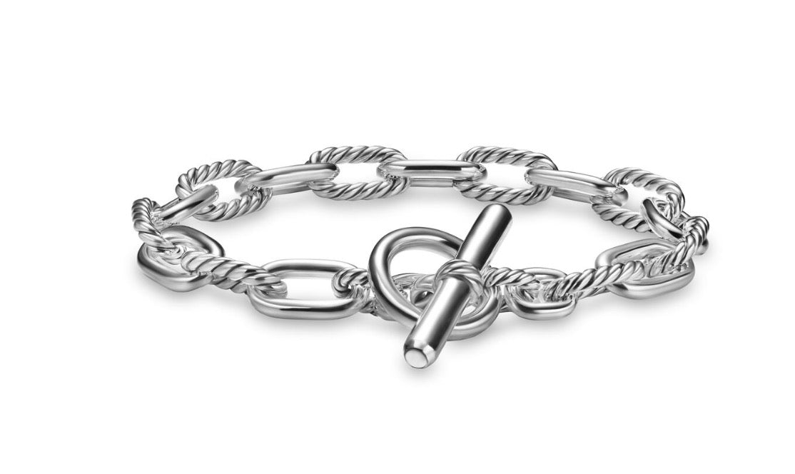DY Madison® Toggle Chain Bracelet in Sterling Silver