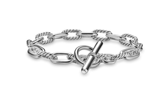 DY Madison® Toggle Chain Bracelet in Sterling Silver