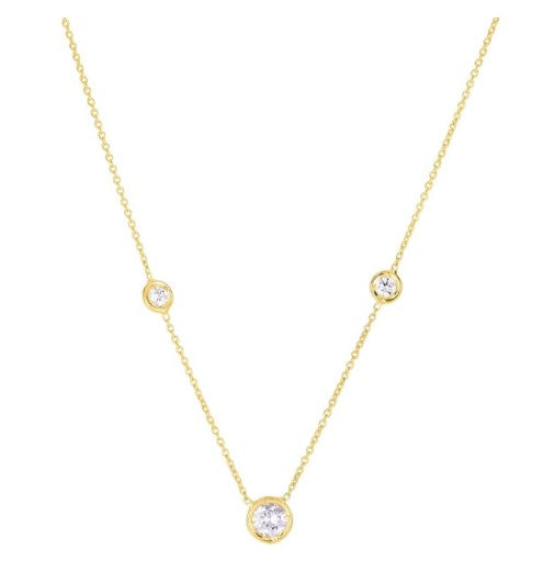 Three Stations Diamond Necklace