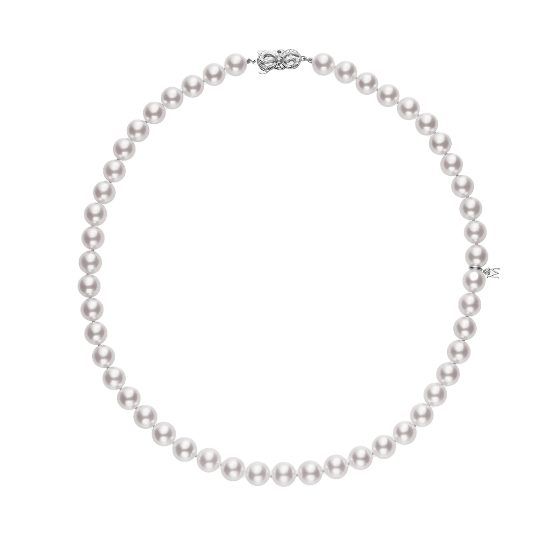 Akoya Pearl Princess Strand in 18K White Gold