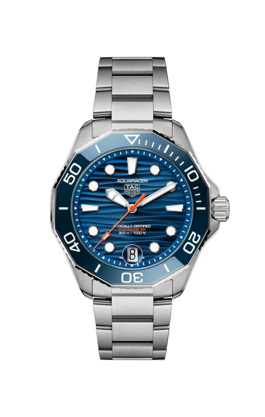 TAG HEUER STNLS 42MM AQUARACER PROFESSIONAL 300 GMT AUTOMATI...