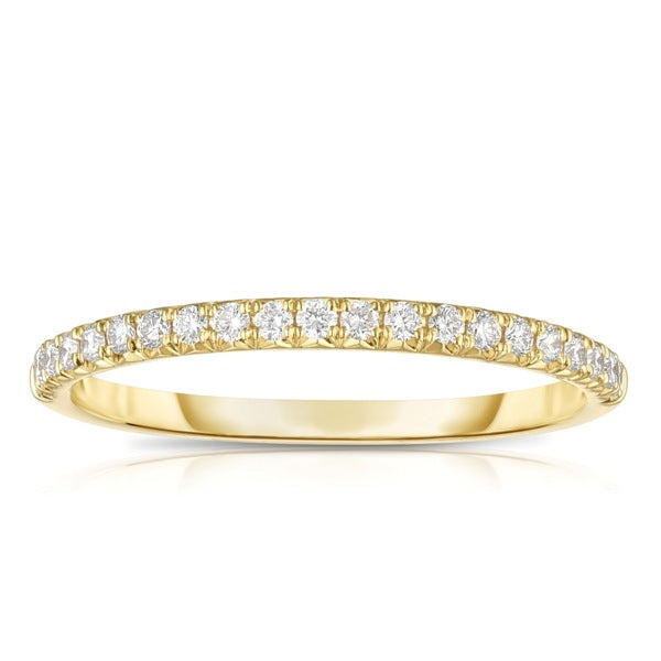 HalfWay French Cut Diamond Band
