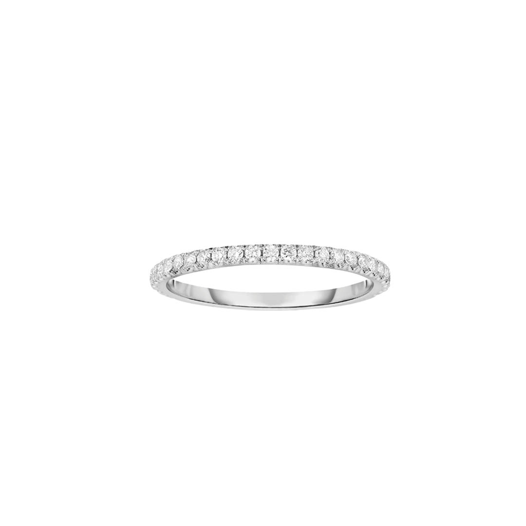 Eternity Diamond Band in White Gold