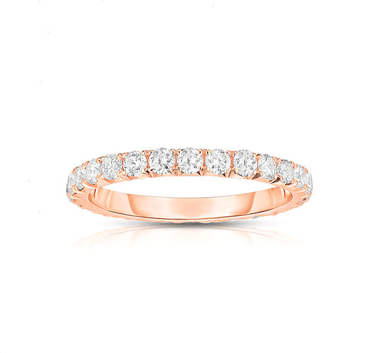 Eternity French Cut Diamond Band SZ 7