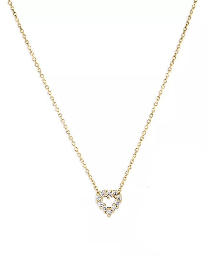 Reversible Heart Pendant with Ruby & Diamond