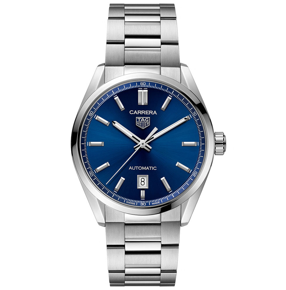 39mm Carrera Watch with Blue Dial
