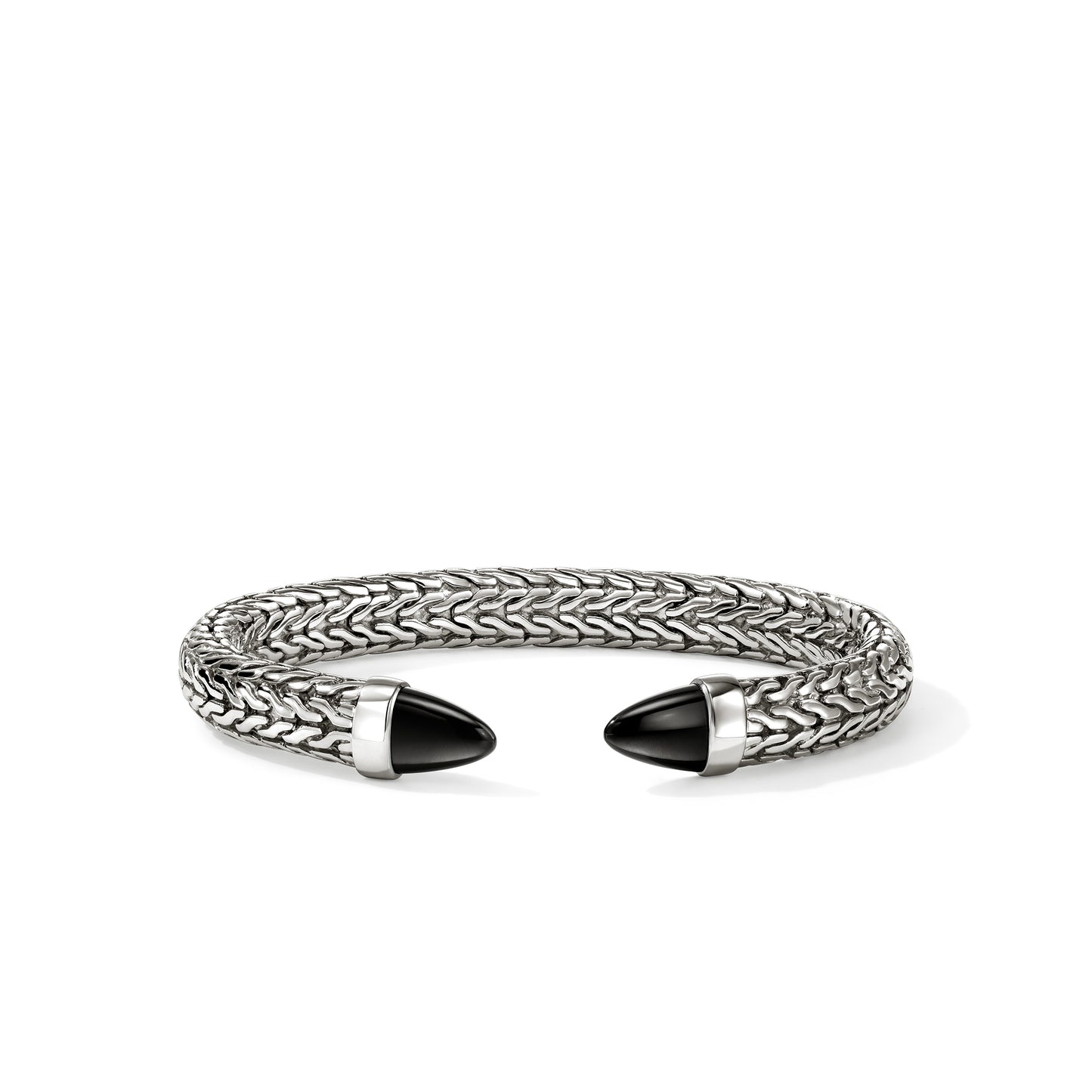 Spear Flex Cuff Bracelet in Black Onyx, 8.9mm