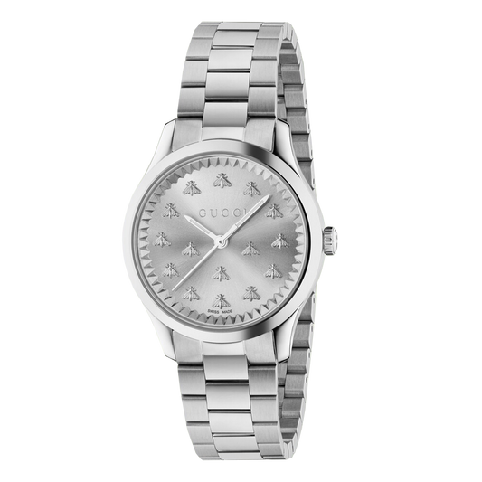 G-Timeless Watch with Silver Bee Dial
