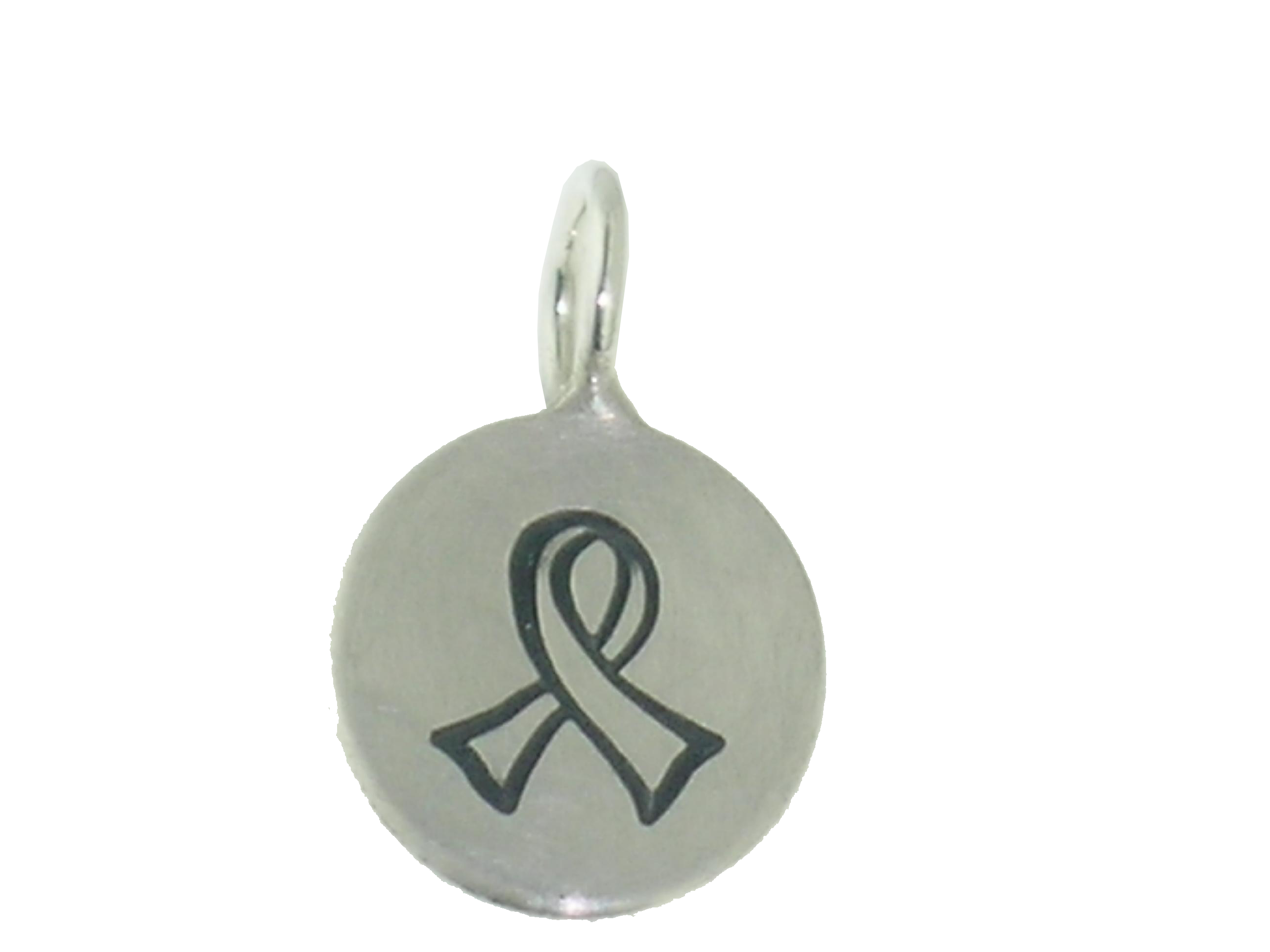 Ribbon Pendant in Silver