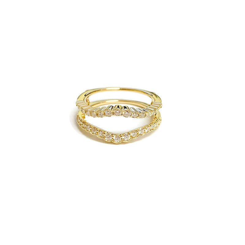 Insert Style Band in Yellow Gold