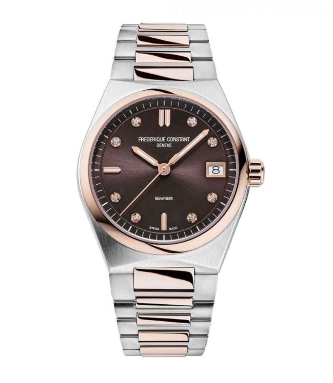 Ladies Quartz Highlife Two-Tone with Brown Dial