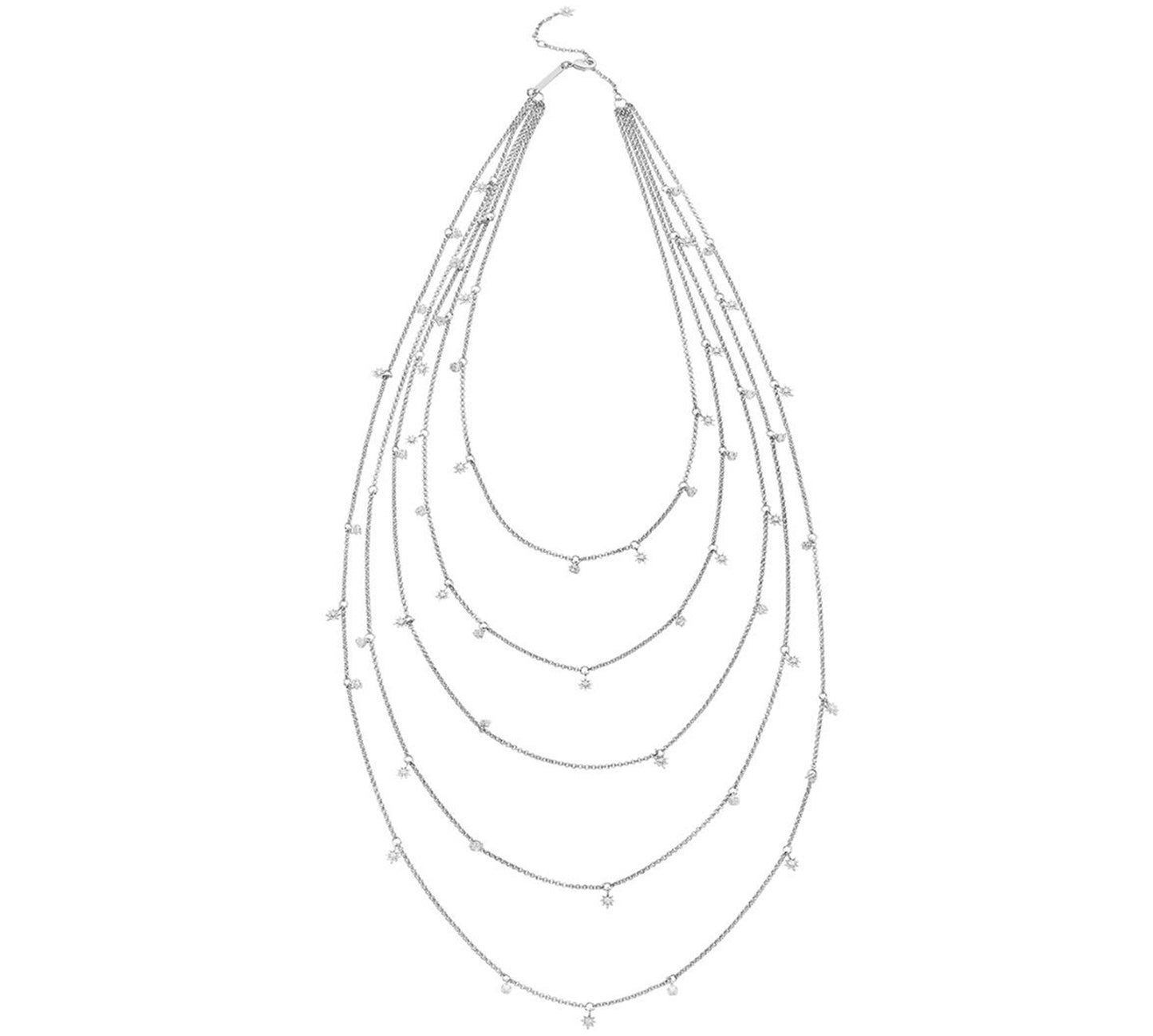 Moonsun Long Multi Strand Necklace