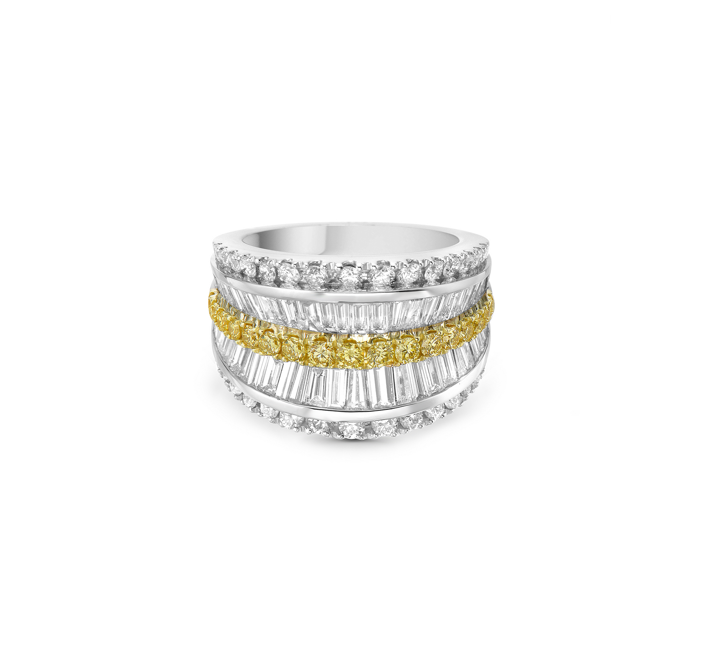 Krypell Collection Ring with Yellow Diamonds