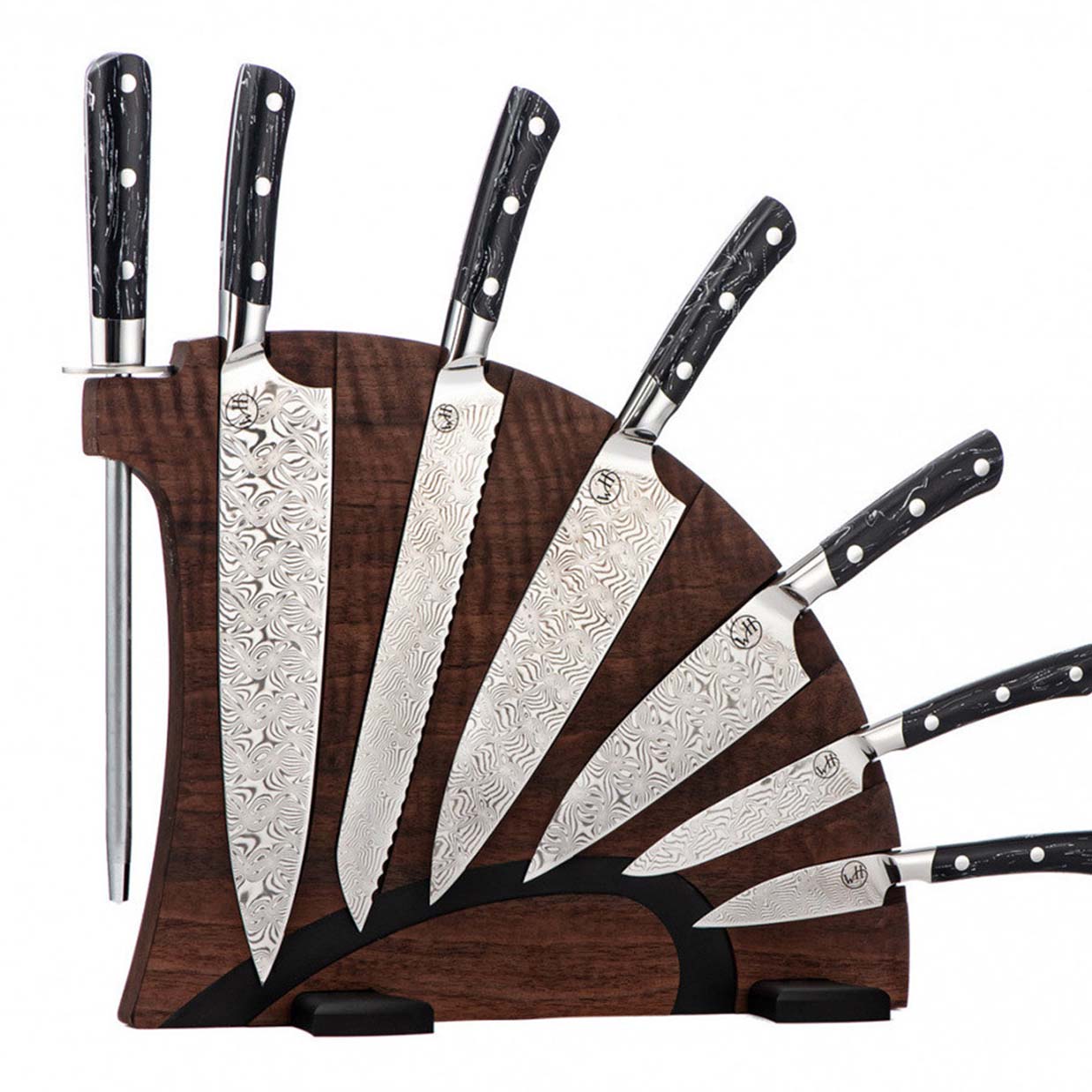 Kultro Walnut Gourmet Knife Set