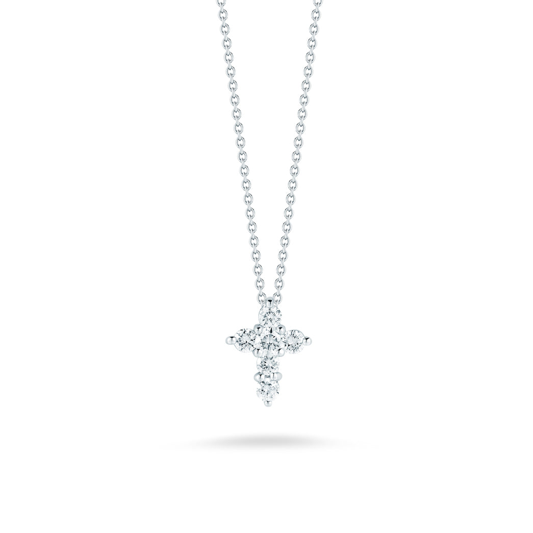 Cross Pendant with Diamonds