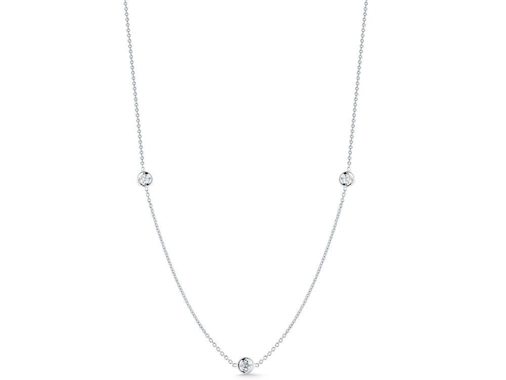 Diamonds by the Inch Three Station Necklace